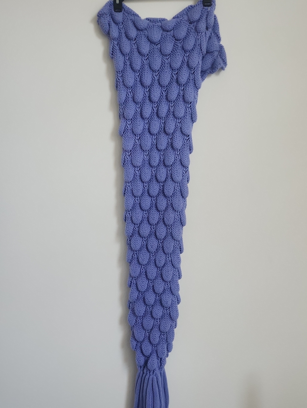 Moda Up Crochet Light Purple Knit Mermaid Tail